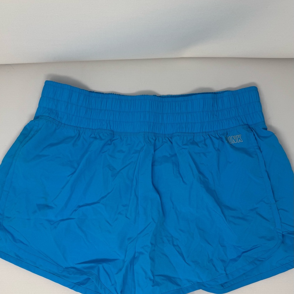 PINK Victoria's Secret Vibrant Blue Athletic Shorts